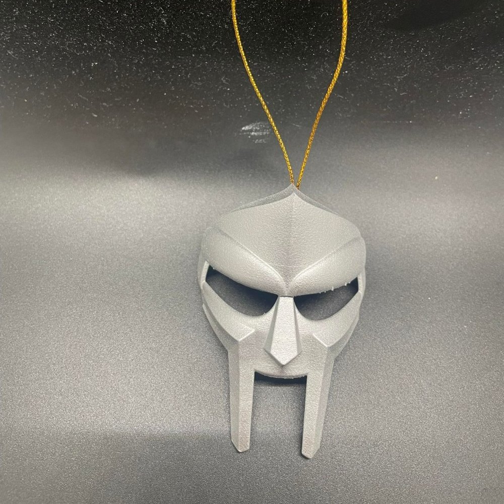 MF DOOM Mask Christmas Ornament